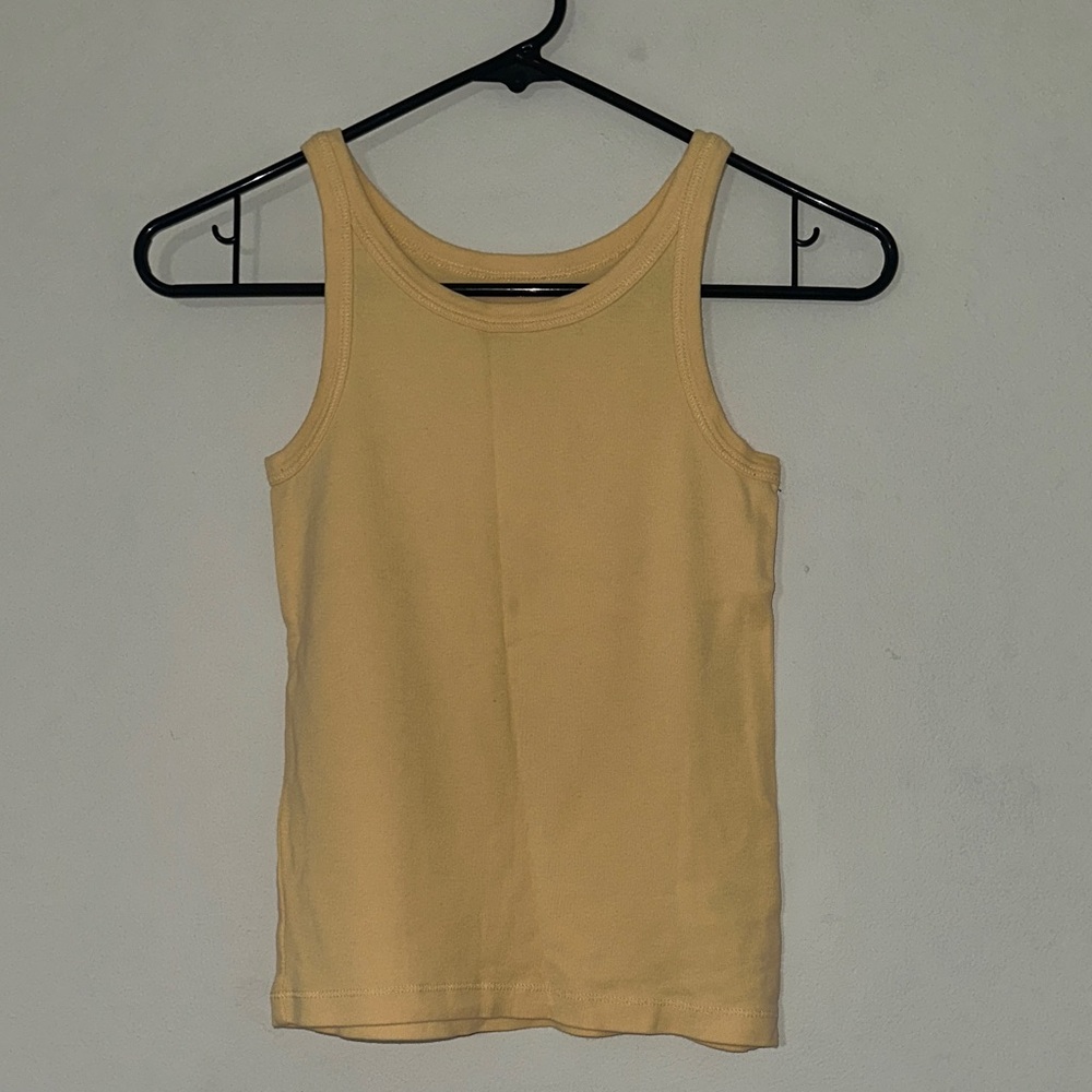 Gymboree Light Yellow Kids Tank Top